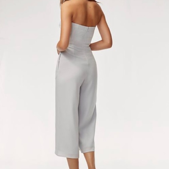 Babaton Robshaw Jumpsuit in Light Grey - Picture 3 of 9